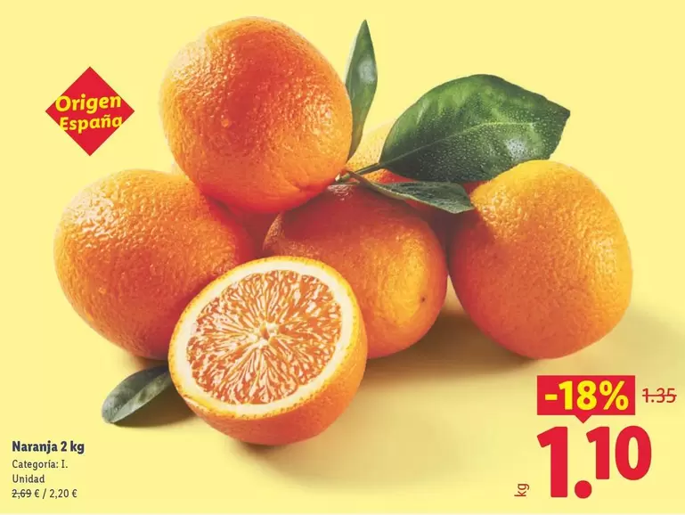 Naranja 2 Kg