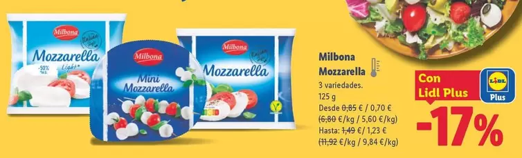 Milbona - Mozzarella