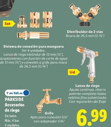Parkside - Accesorios De Riego