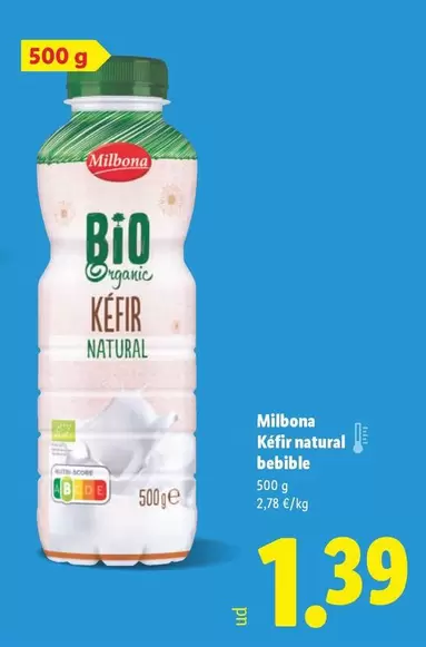 Milbona - Kefir Natural Bebible