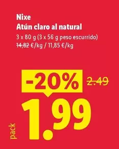 Nixe - Atun Claro Al Natural