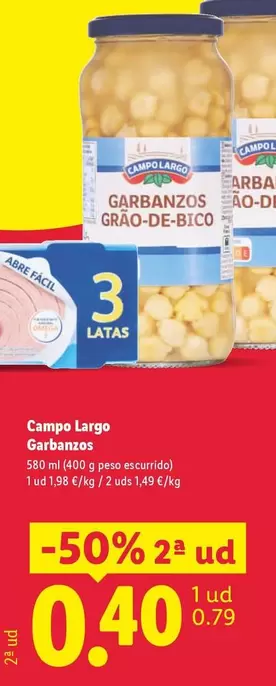 Campo Largo - Garbanzos