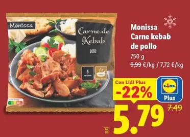 Monissa - Carne Kebab De Pollo