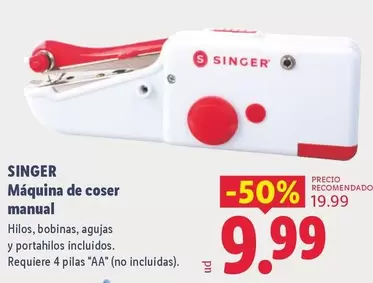 Singer - Maquina De Coser Manual