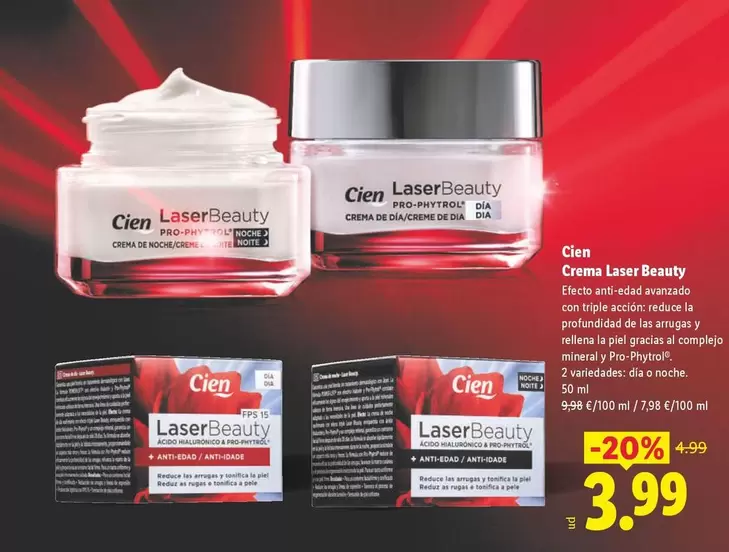 Cien - Crema Laser Beauty