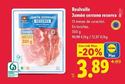 Realvalle - Jamon Serrano Reserva