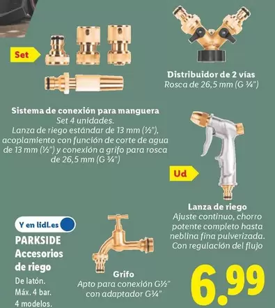 Parkside - Accesorios De Riego