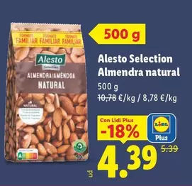 Alesto Selection - Almendra Natural