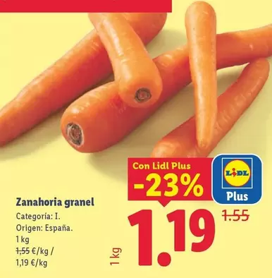 Zanahoria Granel