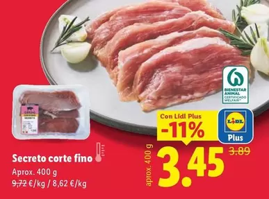 Findus - Secreto Corte Fino