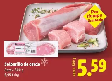 Solomillo De Cerdo