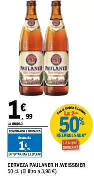 Paulaner - Cerveza H.Weissbier