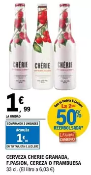 Chérie - Cerveza Granada