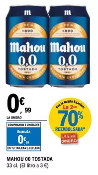 Mahou - 00 Tostada