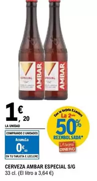 Ambar - Cerveza Especial S/G