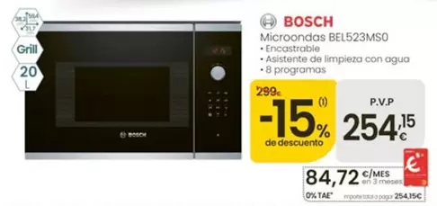 Bosch - Microondas