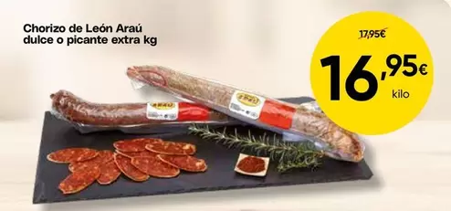 Froiz - Chorizo De Leon Araú Dulce O Picante Extra
