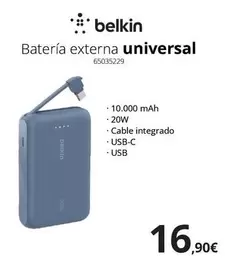 Belkin - Batería Externa Universal