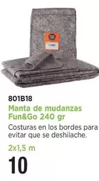 Fun&Go - Manta De Mudanzas 