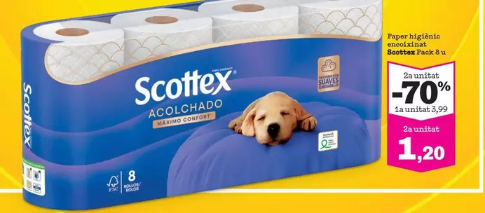 Scottex - Papel Higiénic Encoixinat