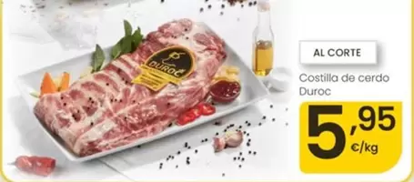 Costilla De Cerdo Duroc