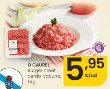 O'Caurel - Burger Meat Cerdo-Vacuno