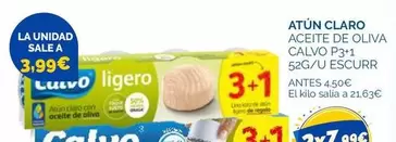 Claro - Atun  Aceite De Oliva Calvo Ps+1