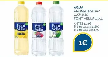 Font Vella - Agua Aromatizada/ C/zumo
