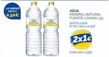 Liviana - Agua Mineral Natural Fuente