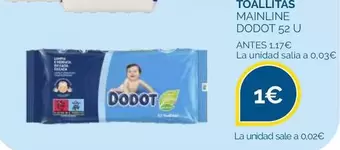 Dodot - Toallitas Mainline