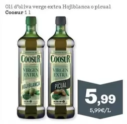 Coosur - Oli D'Oliva Verge Extra Hojiblanca O Picual