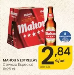 Mahou - 5 Estrellas Cerveza Especial