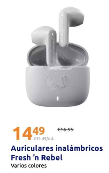 Fresh 'N Rebel - Auriculares Inalámbricos 