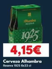 Alhambra - Cerveza 1925