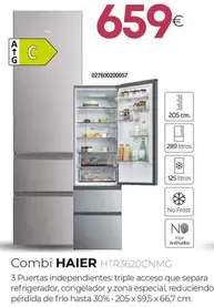 Haier - Combi HTR3620CNMG