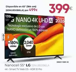 LG - Nanocell 55 55nu850b6la