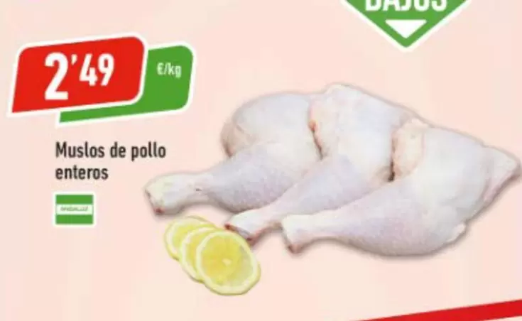 Muslos De Pollo Enteros