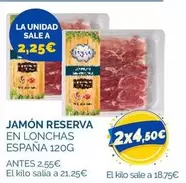 Jamón Reserva En Lonchas Espana