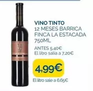 Finca La Estacada - Vino Tinto 12 Meses Barrica
