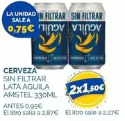 Amstel - Cerveza Sin Filtrar