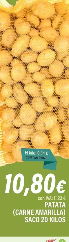 Patata (Carne Amarilla)