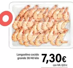 Langostino Cocido Grande