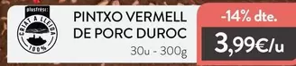 duroc - Pintxo Vermell De Porc Duroc