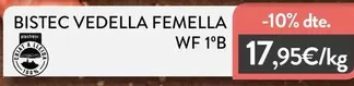 Bistec Vedella Femella Wf 1oB