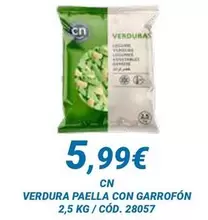 CN - Verdura Paella Con Garrofon
