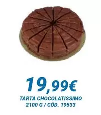 Tarta Chocolatissimo 2100 G/cód. 19533
