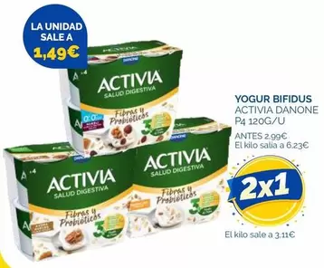 Danone - Yogur Bifidus Activia