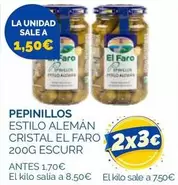 Faro - Pepinillos Estilo Aleman Cristal