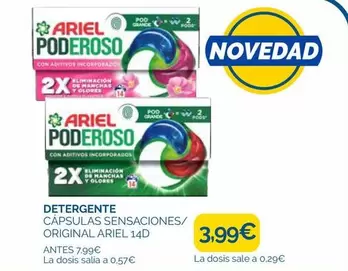 Ariel - Detergente Capsulas Sensaciones