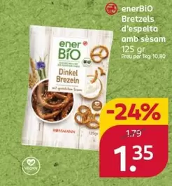 EnerBiO - Brezels De Espelta Con Sesamo
